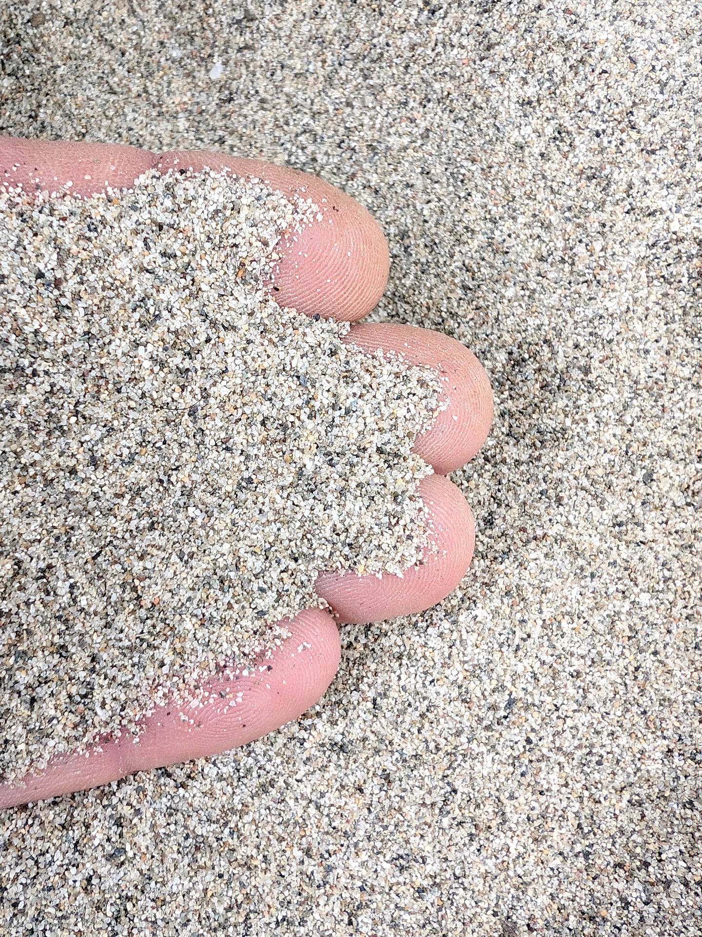 Fine river sand